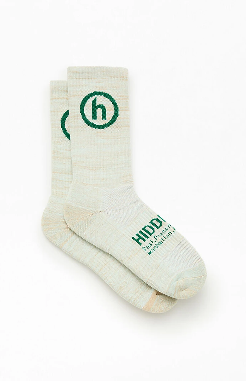 Hidden NY Marled Classic Crew Socks