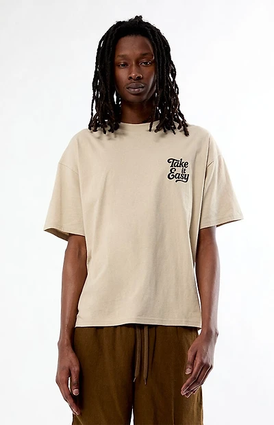 Pacsun Take It Easy Embroidered T-Shirt