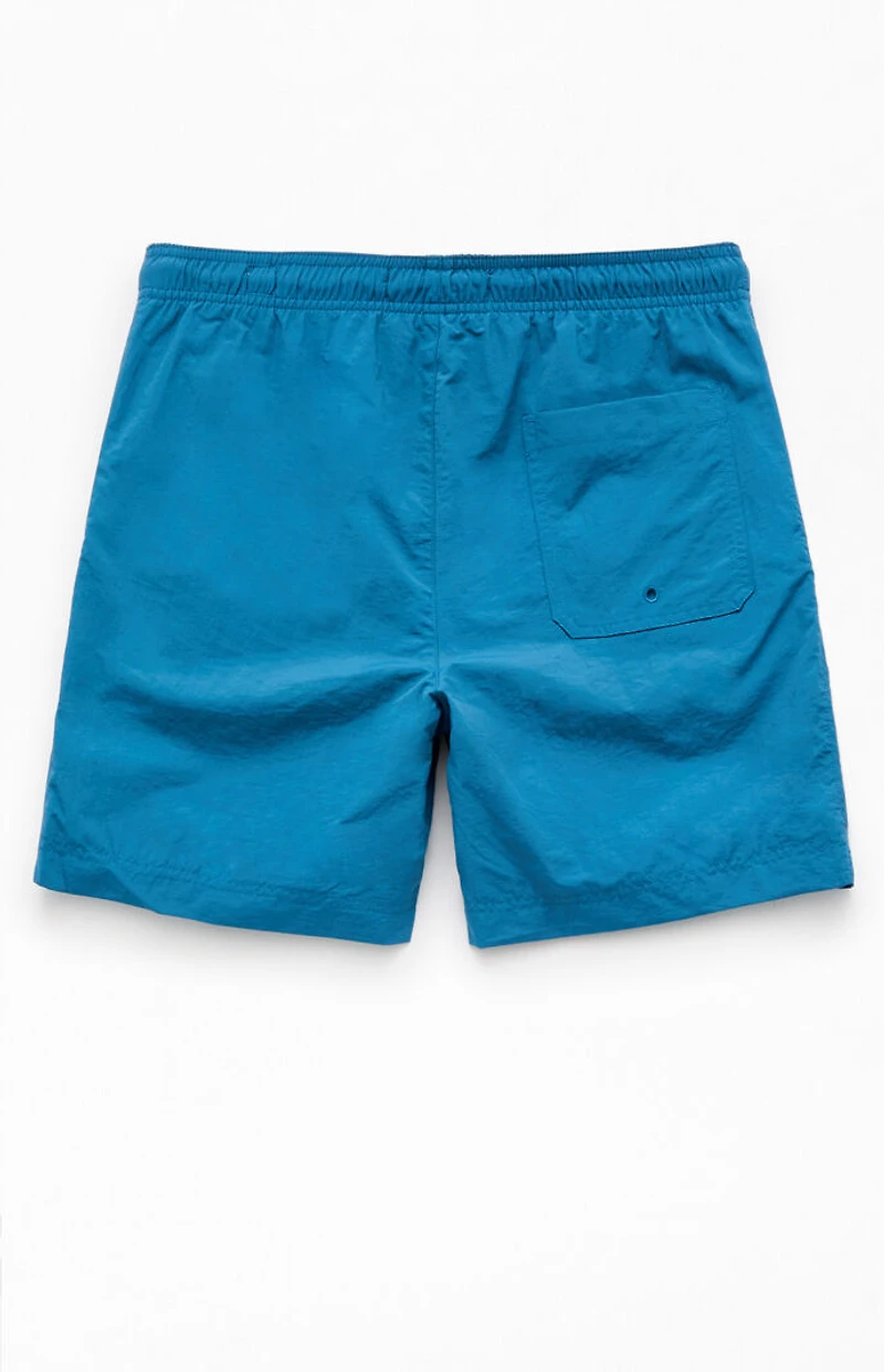 Pacsun Blue Collegiate 6.5'' Swim Trunks