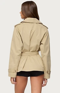 Edikted Tobie Raglan Trench Jacket