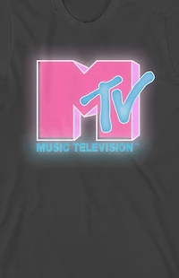 Kids MTV Neon Logo T-Shirt