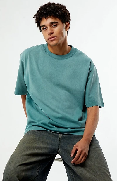 Pacsun Green Premium Potassium Wash T-Shirt