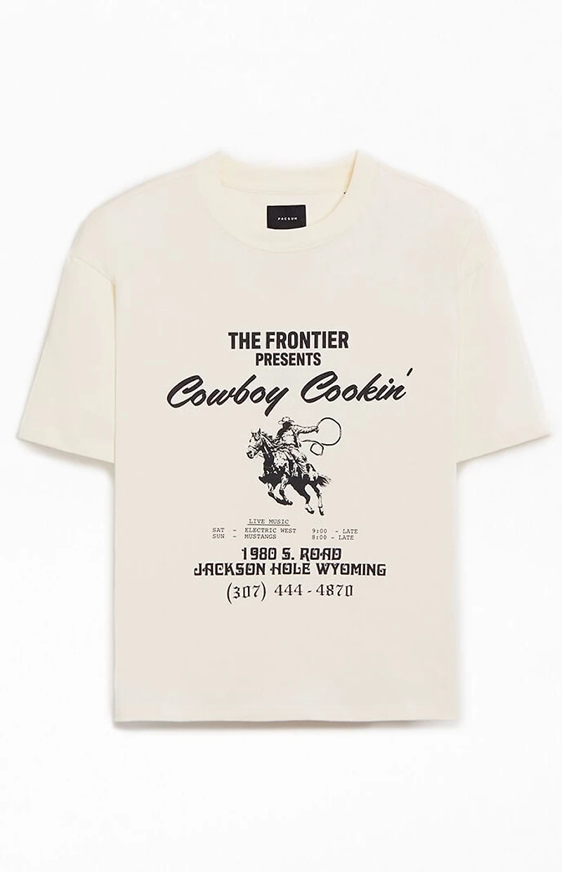 Pacsun Cowboy Cookin' Oversized T-Shirt