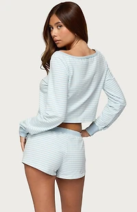 Edikted Margret Striped Long Sleeve Top