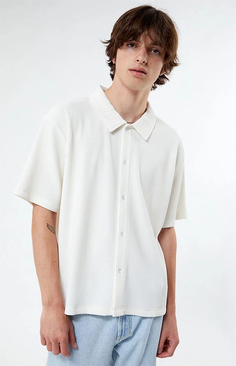 Pacsun Ribbed Woven Camp Shirt