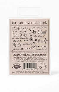 Inked by Dani Forever Favorites Temporary Tattoo Pack