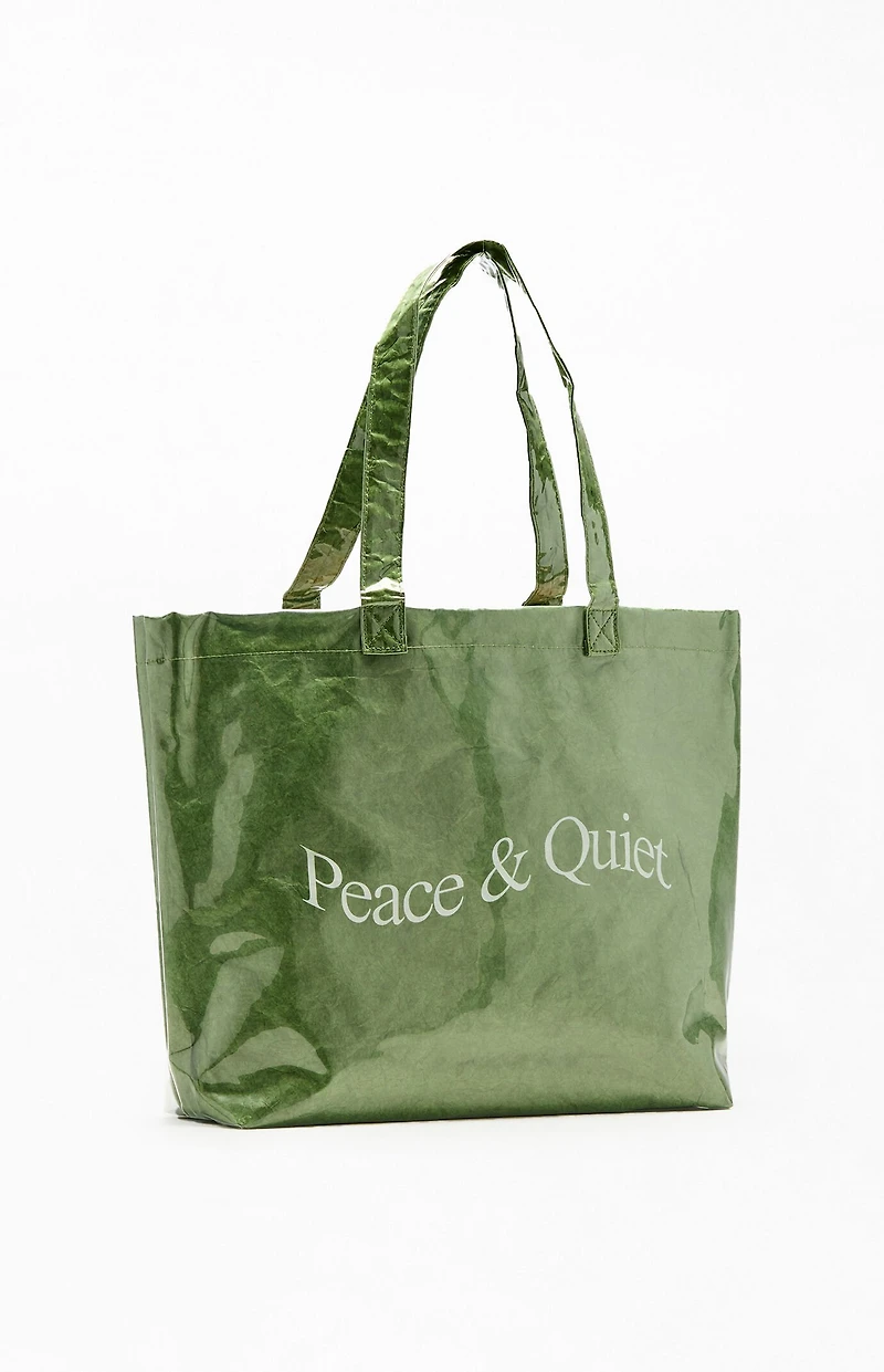 MUSEUM OF PEACE & QUIET Wordmark PVC Tote Bag