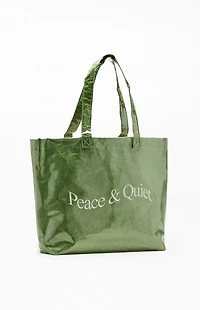MUSEUM OF PEACE & QUIET Wordmark PVC Tote Bag