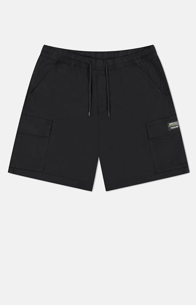 WeSC America Inc Black Utility Cargo Shorts