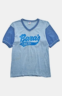 PS VINTAGE 90s Bara's Tavern Russell V-neck Graphic T-Shirt