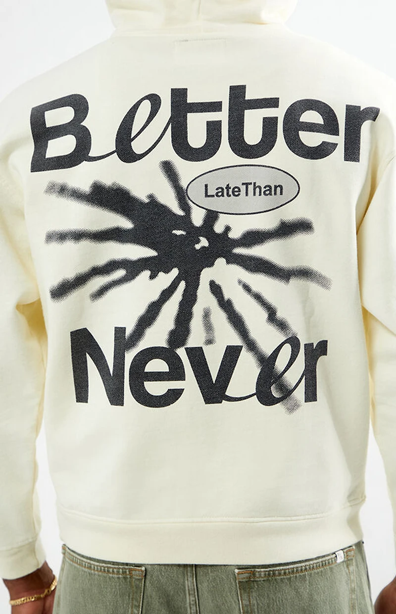 Pacsun Better Late Than Never Heavy Hoodie