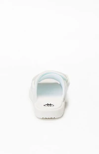 Kappa White Authentic Bastian 1 Slide Sandals