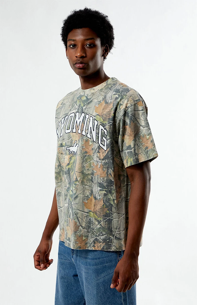 Pacsun Wyoming Camo Tree T-Shirt