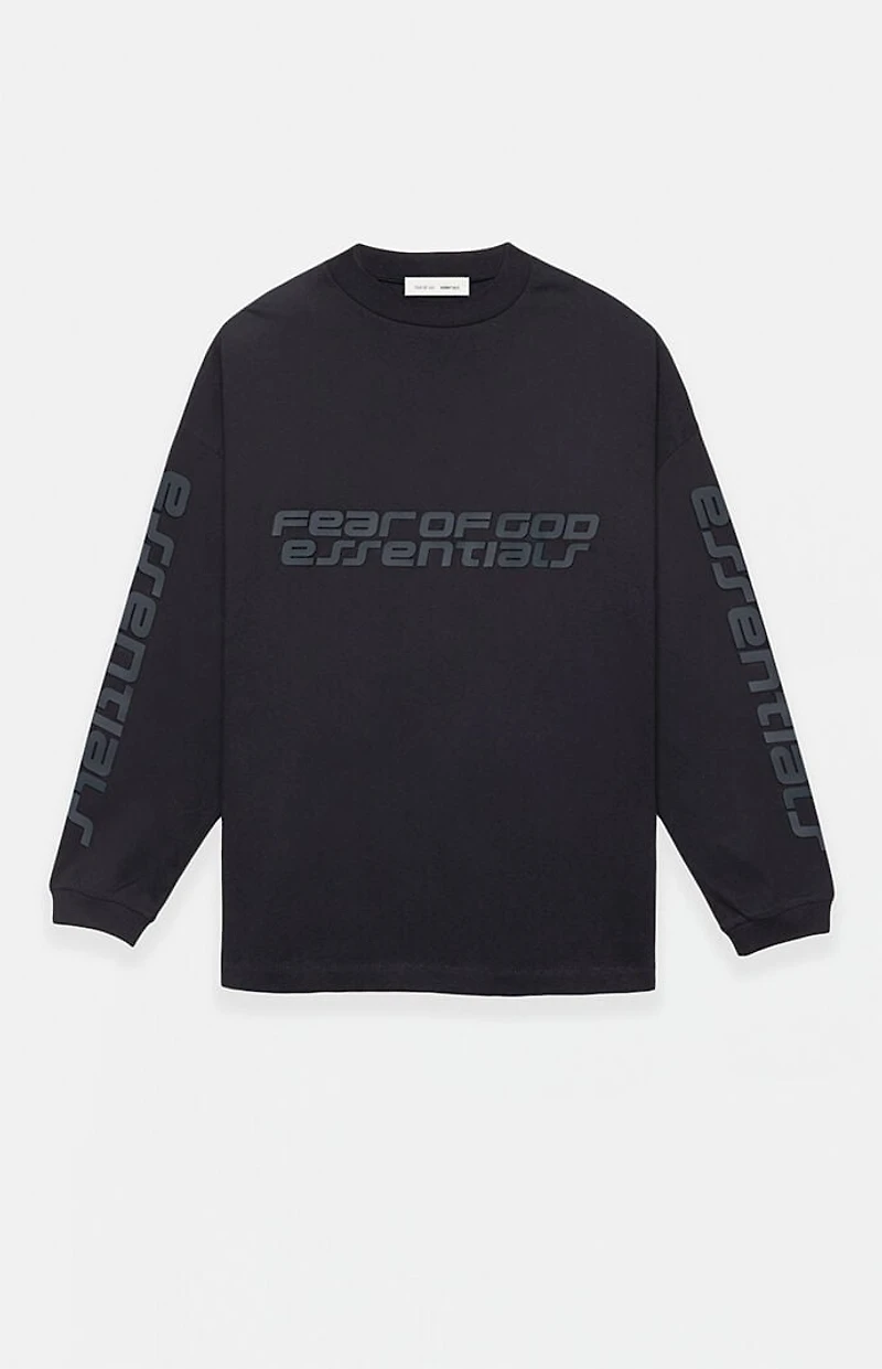 Fear of God ESSENTIALS Vintage Black '90s Long Sleeve T-Shirt