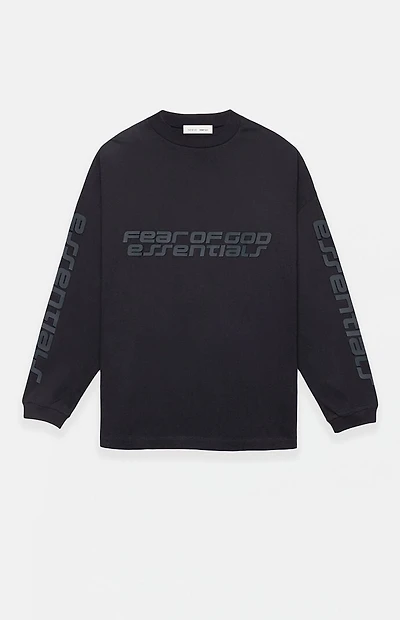 Fear of God ESSENTIALS Vintage Black '90s Long Sleeve T-Shirt