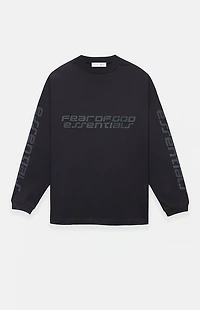 Fear of God ESSENTIALS Vintage Black '90s Long Sleeve T-Shirt