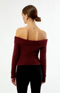 Beverly and Beck Cadence Off-The-Shoulder Sweater