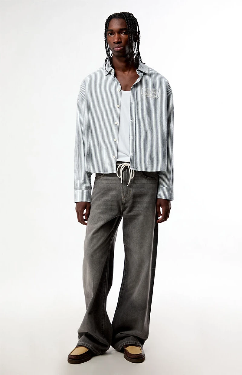 Pacsun Stay Striped Long Sleeve Shirt