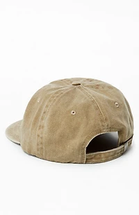 Free & Easy Logo Washed Khaki Hat