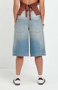 Pacsun Peyton Extreme Jorts Light Blue Tint