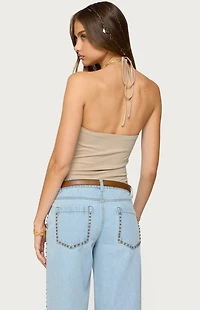 Edikted Colbie Faux Suede Fringe