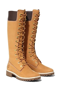 Timberland Women's Wheat Premium 14inch Lace-Up Waterproof Boots