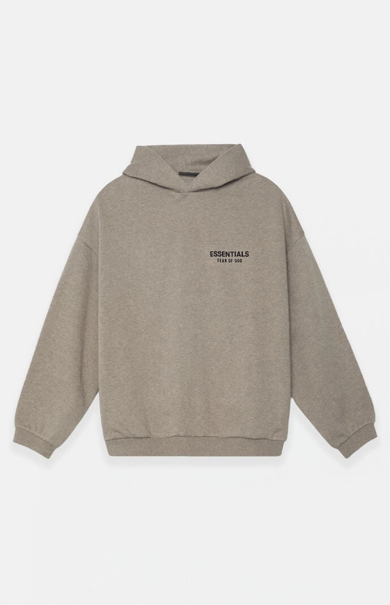 Fear of God ESSENTIALS Heather Grey Fleece Hoodie