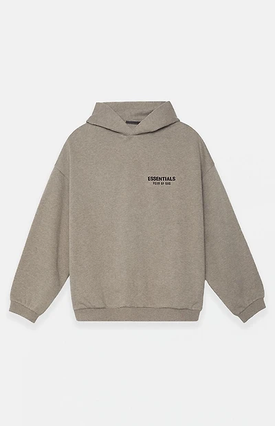 Fear of God ESSENTIALS Heather Grey Fleece Hoodie
