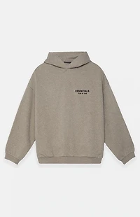 Fear of God ESSENTIALS Heather Grey Fleece Hoodie