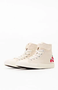 Converse Kids Chuck Taylor Apple Checkered All Star Easy On High Top Shoes