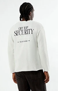 Pacsun Off Top Waffle Knit Long Sleeve Shirt