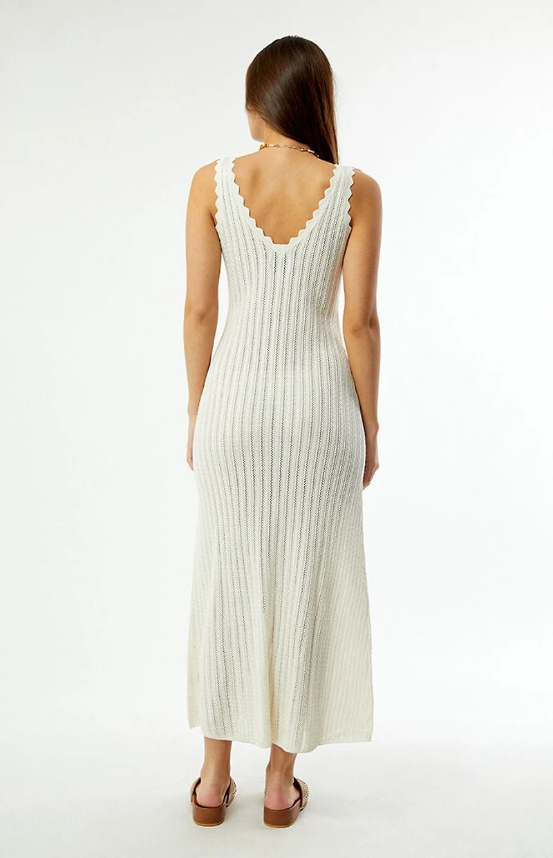 Rhythm Scallop Knit Maxi Dress