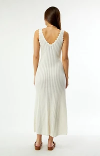 Rhythm Scallop Knit Maxi Dress