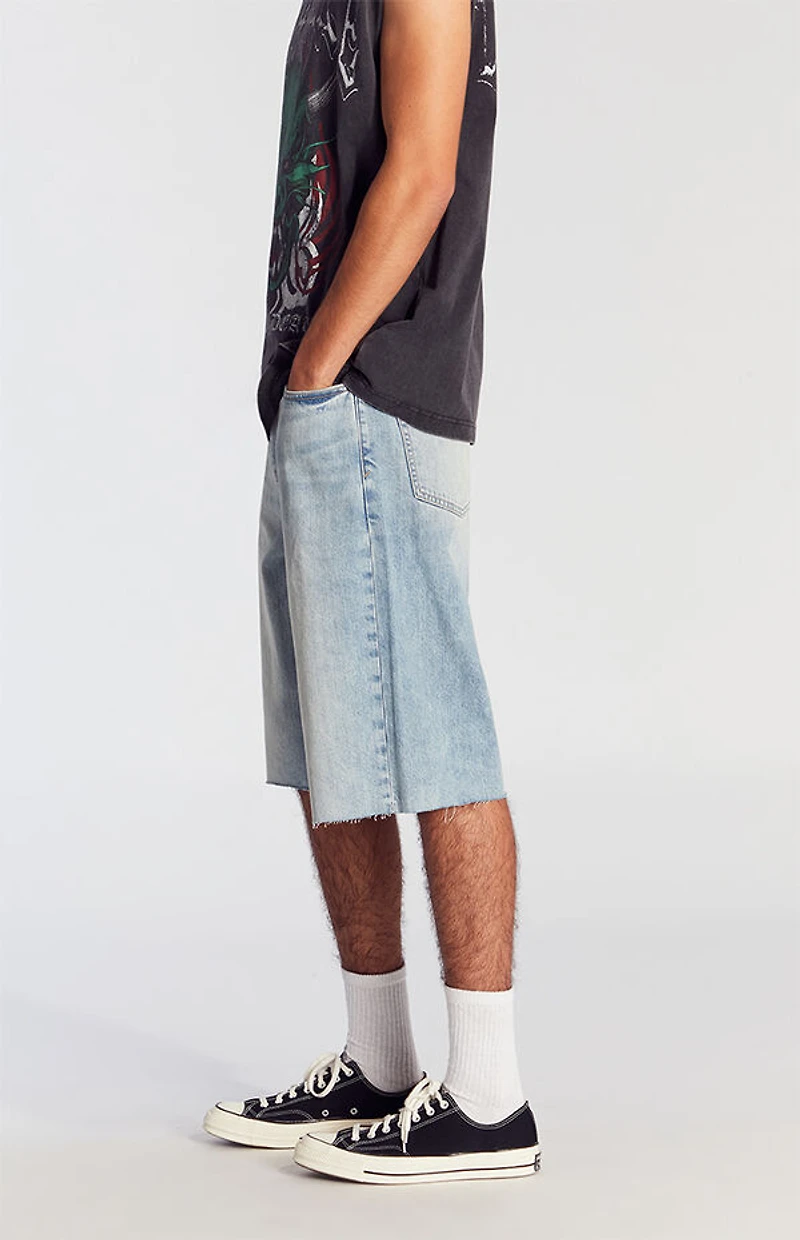 Pacsun Medium Indigo Denim Baggy Shorts