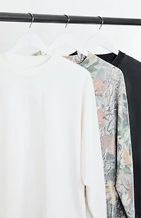 Pacsun 3 Pack Premium Cropped Long Sleeve T-Shirts