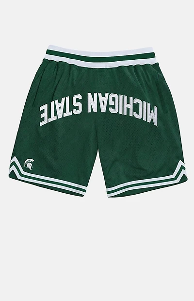 UPSIDE Michigan State University Spartans Varsity Mesh Shorts