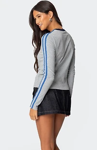 Edikted UK Contrast Stripe T-Shirt