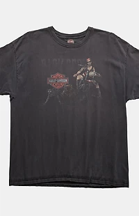 PS VINTAGE Charcoal 2000s Harley Davidson Graphic T-Shirt