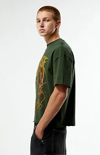 Pacsun Hellpulse Cropped Boxy T-Shirt