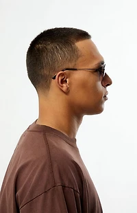 Ray-Ban RB3548 Black Hexagonal Sunglasses