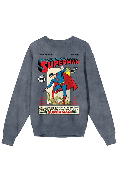 Superman 90th Anniversary Crew Neck Sweatshirt