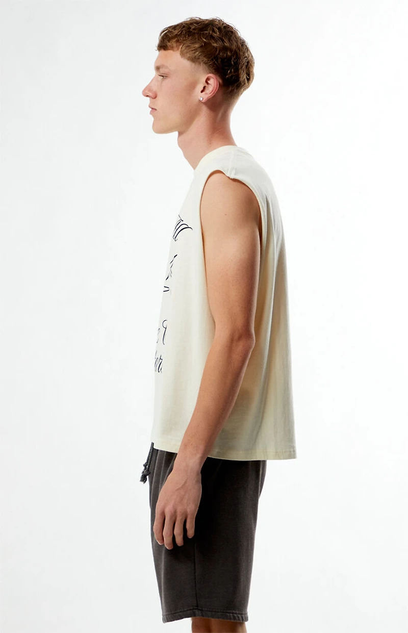 Pacsun Stars Cutoff Muscle Tank Top
