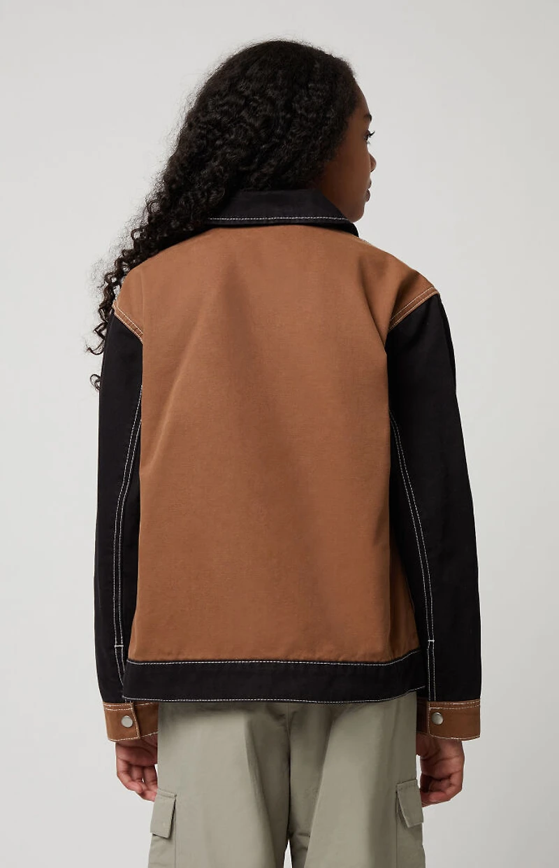 Pacsun Kids Colorblock Zip Jacket