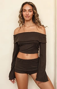 Dippin' Daisy's Fold-Over Mini Shorts