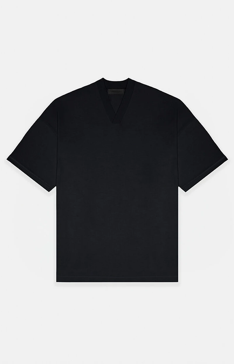 Fear of God ESSENTIALS Jet Black V-Neck T-Shirt