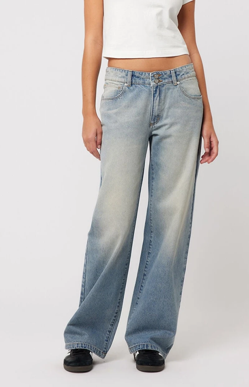 ABRAND Caitlin 99 Low Rise Baggy Jeans