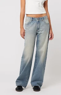 ABRAND Caitlin 99 Low Rise Baggy Jeans