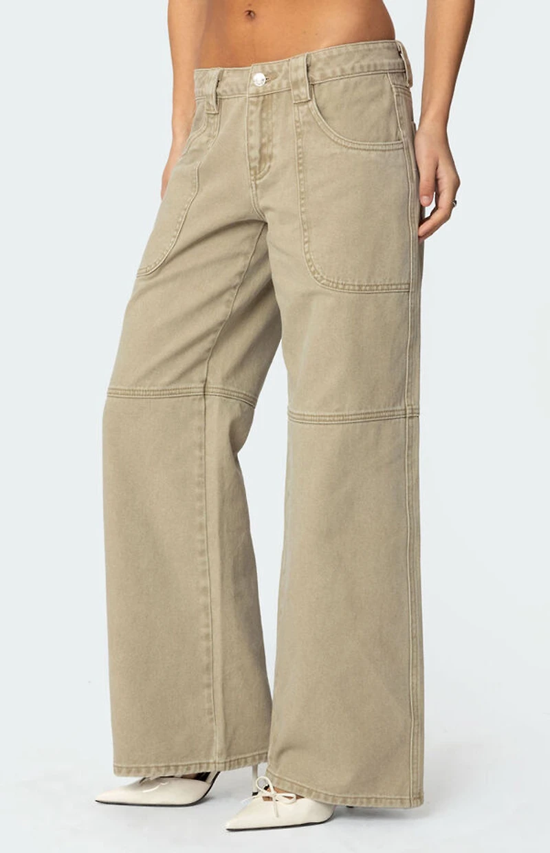 Edikted Morgan Low Rise Carpenter Jeans