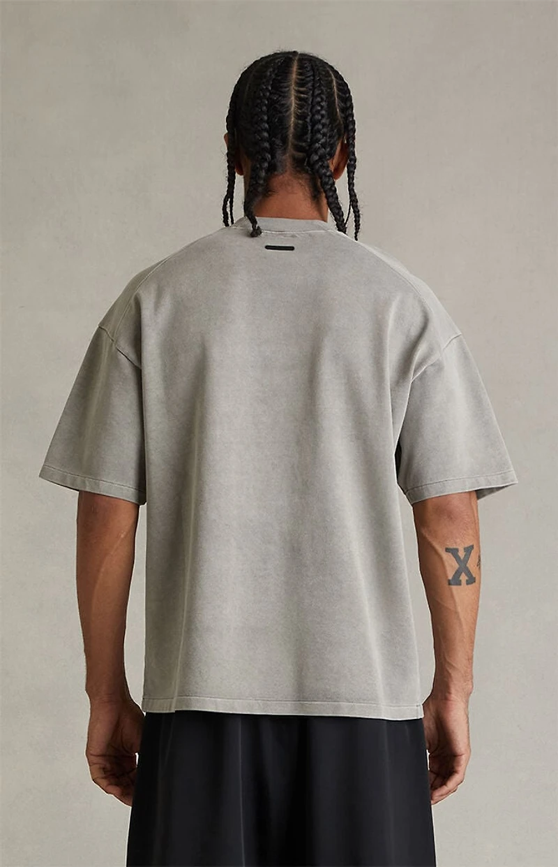 Fear of God ESSENTIALS Concrete Heather Signature '90s Short Sleeve T-Shirt