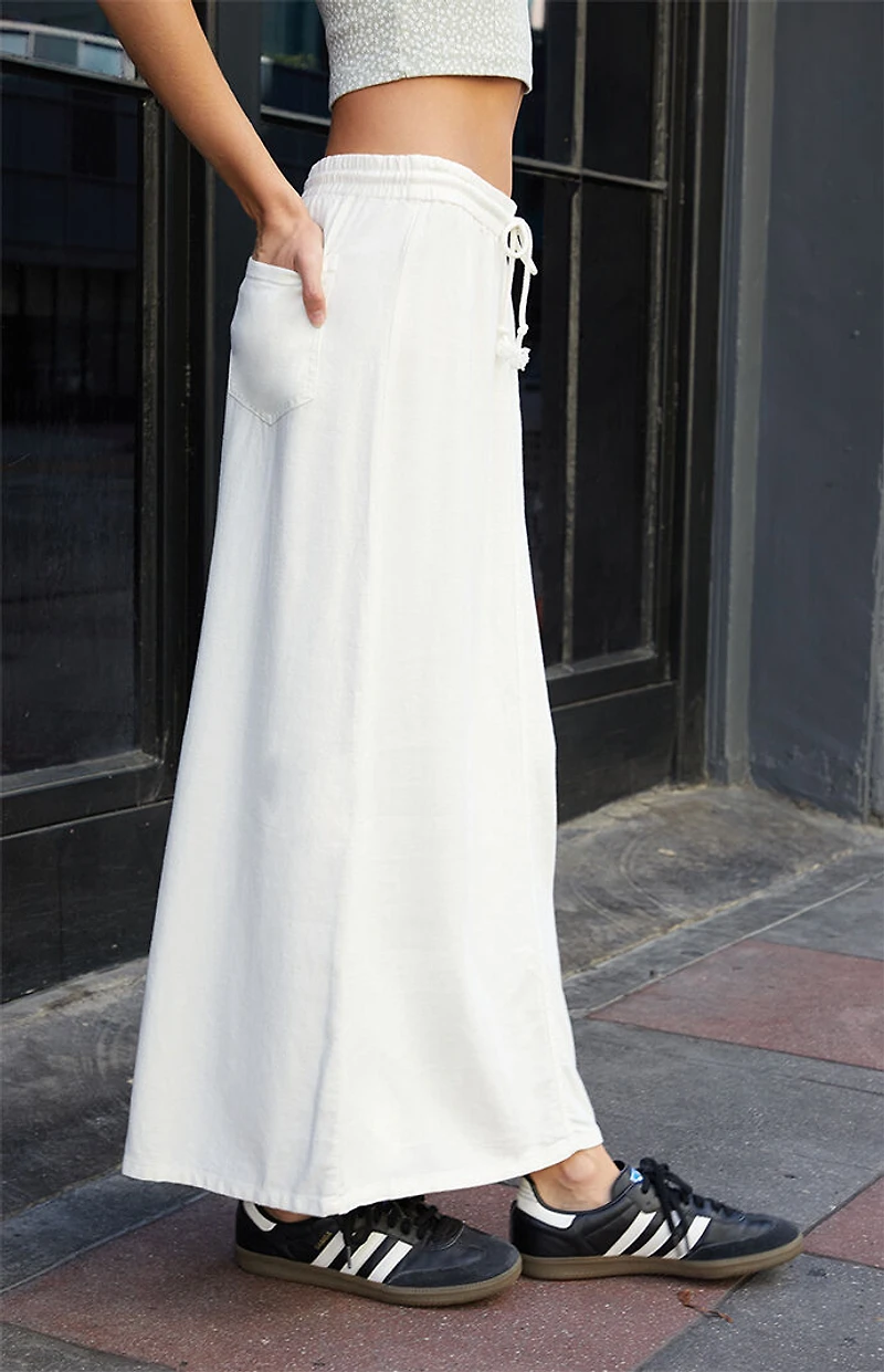 John Galt Linen Maxi Skirt